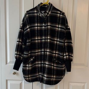 BB Dakota plaid coat